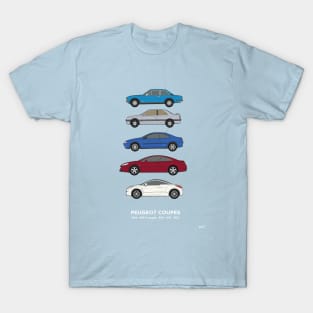 Peugeot Coupe classic car collection T-Shirt